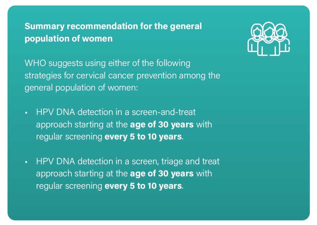 WHO发布宫颈癌防治新版指南，「推荐HPV-DNA 检测为宫颈癌首选筛查方法」